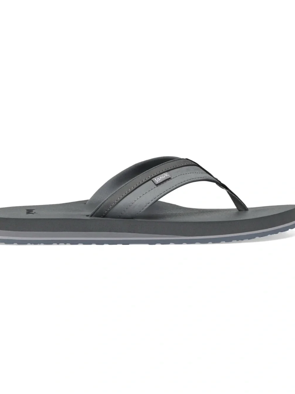 New Sanuk Ziggy Soft Top Sandals in Grey